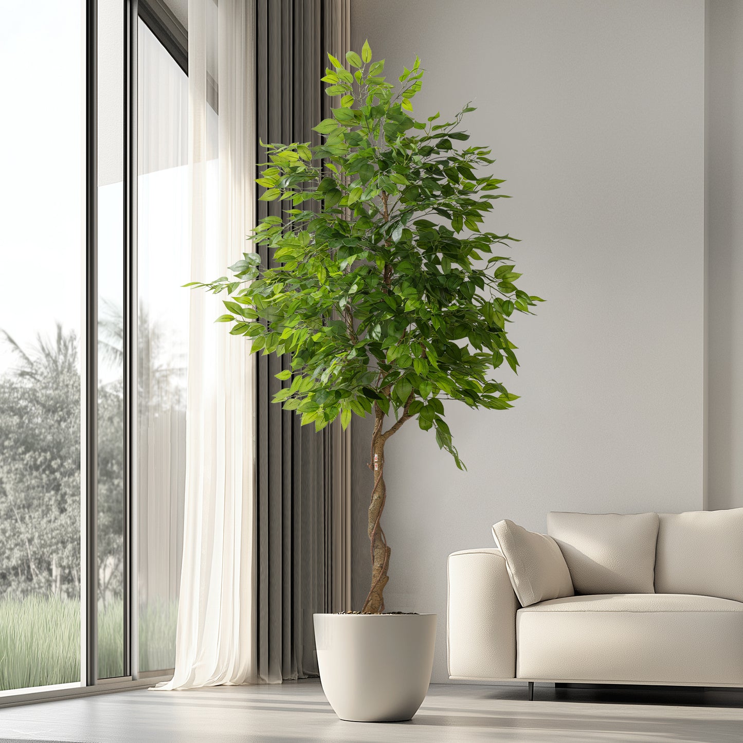 EverZen Faux Ficus Bonsai
