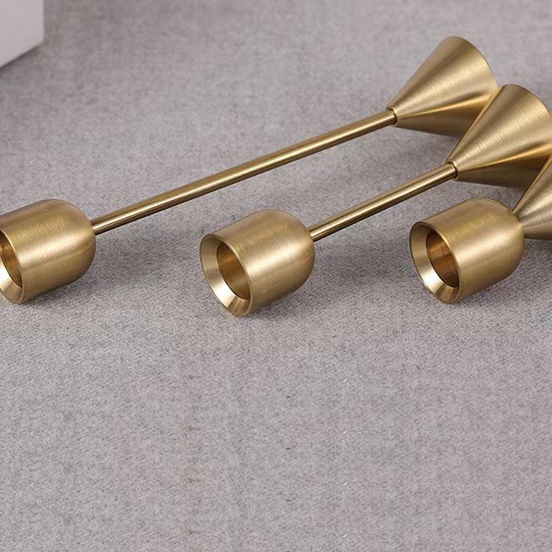 Royal Ember Brass Candle Holder
