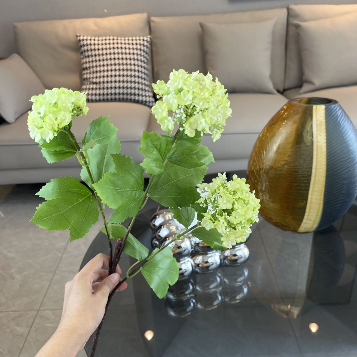 Hydrangea Reverie Real-Touch Stem