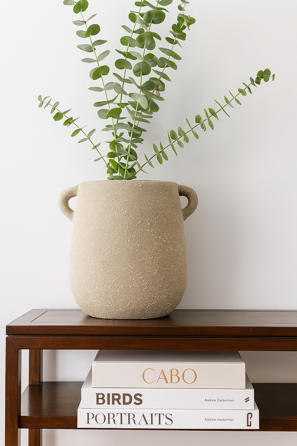 Earthen Embrace Handled Vase