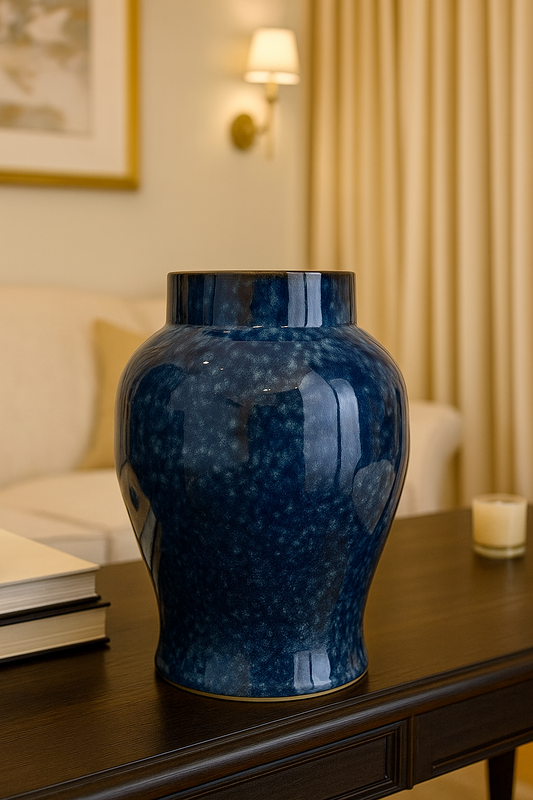 Midnight Mirage Celestial Glaze Vase