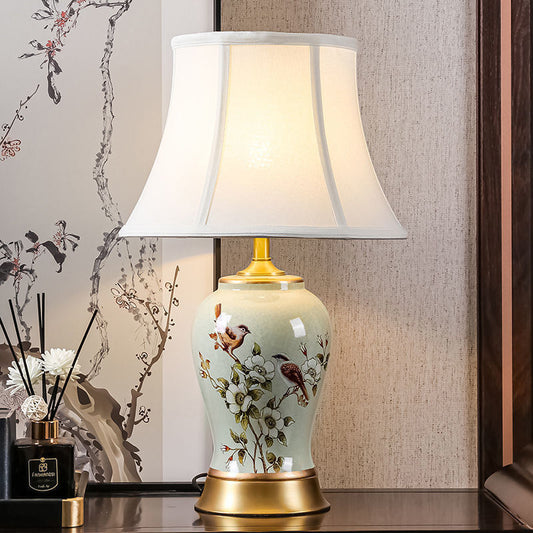 Jade Reverie Ceramic Table Lamp