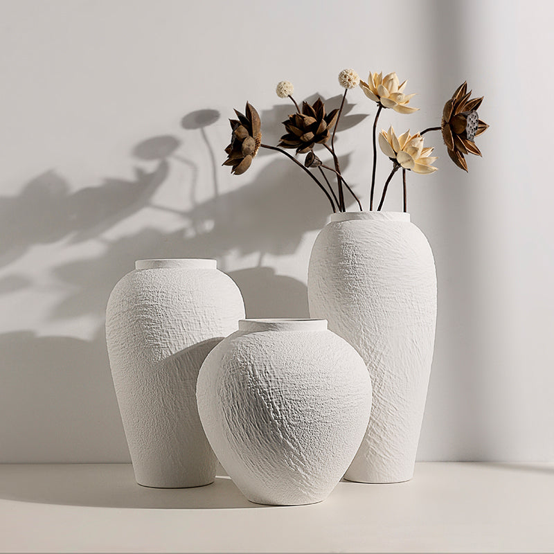 Heritage Whisper Distressed Vase