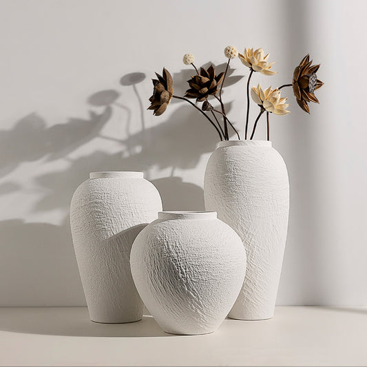 Heritage Whisper Distressed Vase