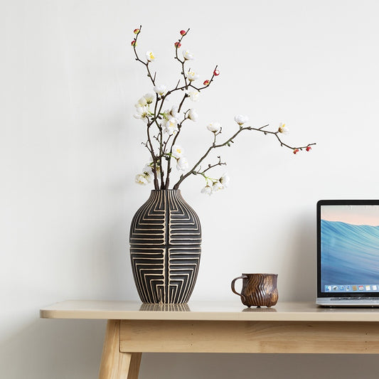 ZenBloom Ceramic Vase