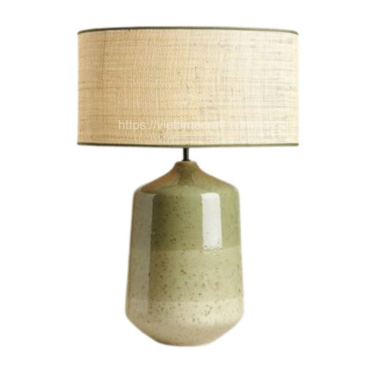 Serene Glow Ceramic Bedside Lamp