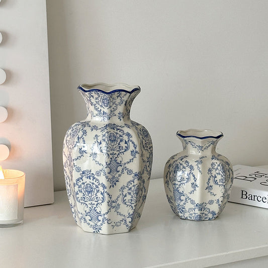 Peony Reverence Blue & White Porcelain