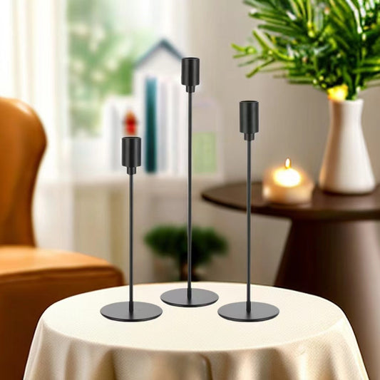 Gilded Stem Candle Holder