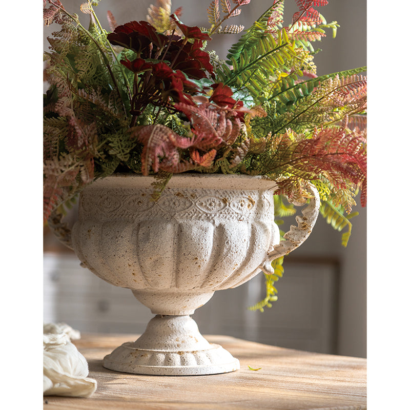 Vintage Bloom Metal Flower Vase