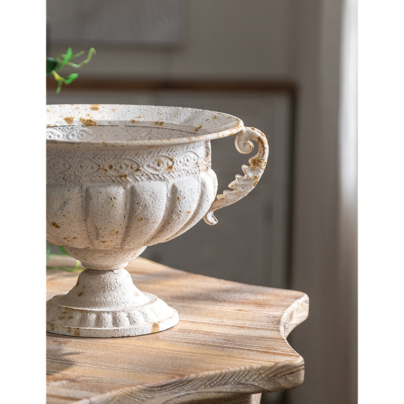Vintage Bloom Metal Flower Vase