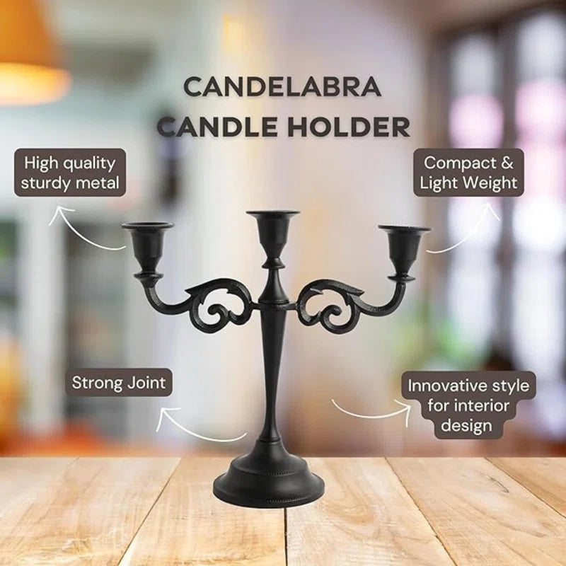 Aura Crest Decorative Candle Holder