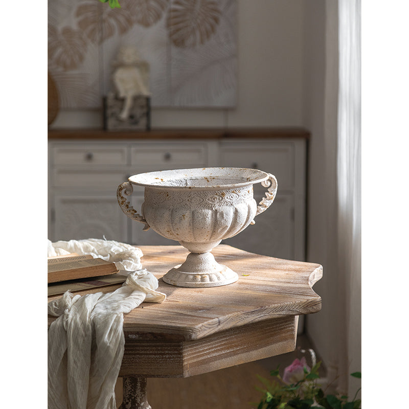 Vintage Bloom Metal Flower Vase