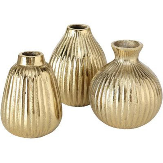 Silver Veil Metal Flower Vase