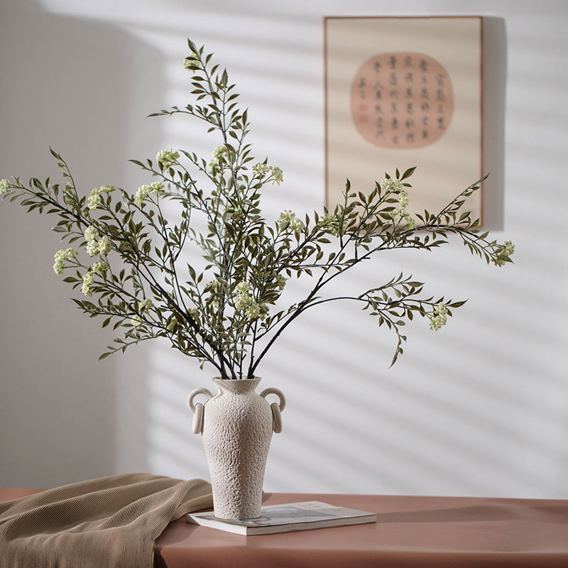Aegean Echo Dual-Handle Vase