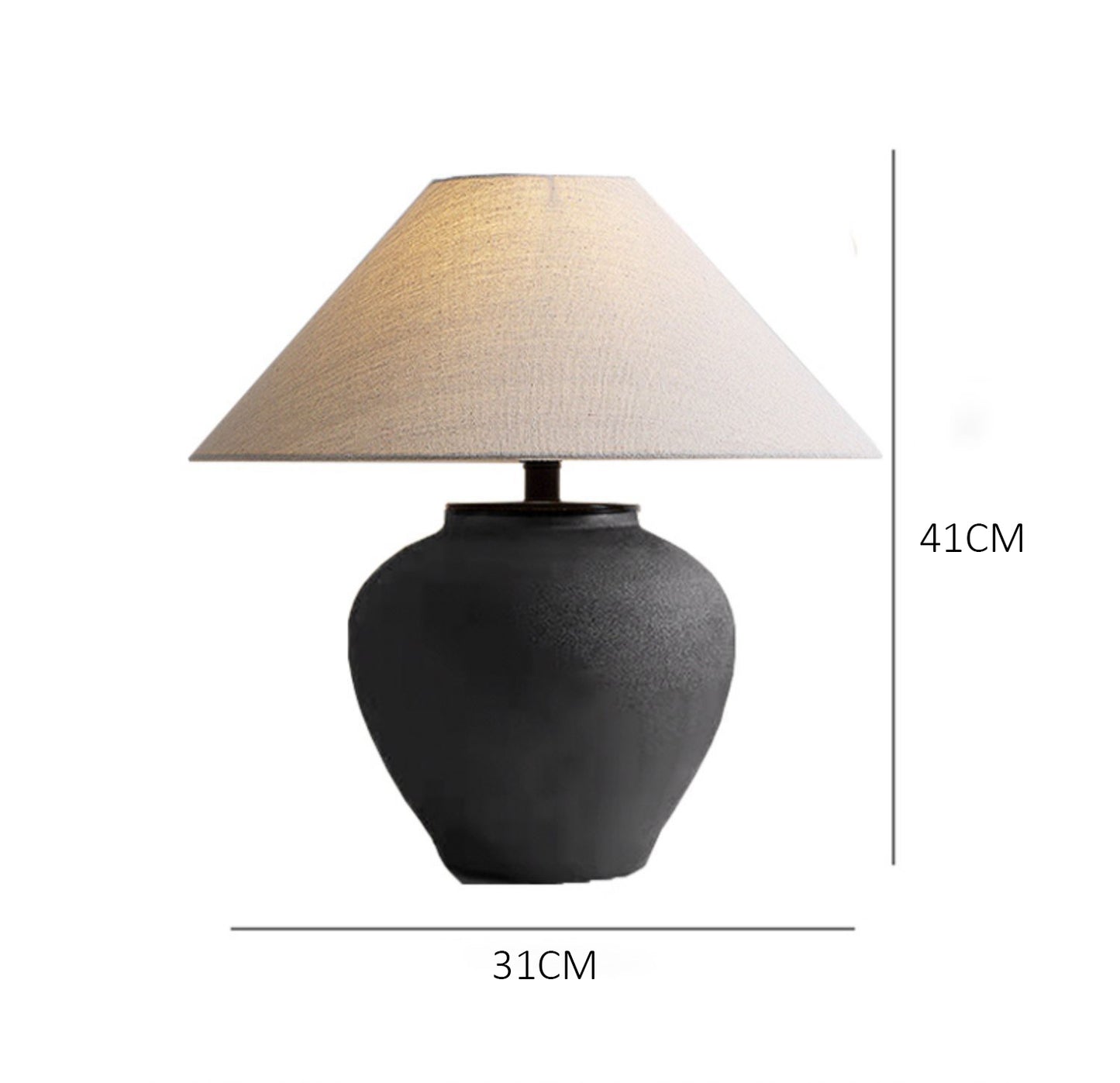 Noir Serenity Desk Lamp