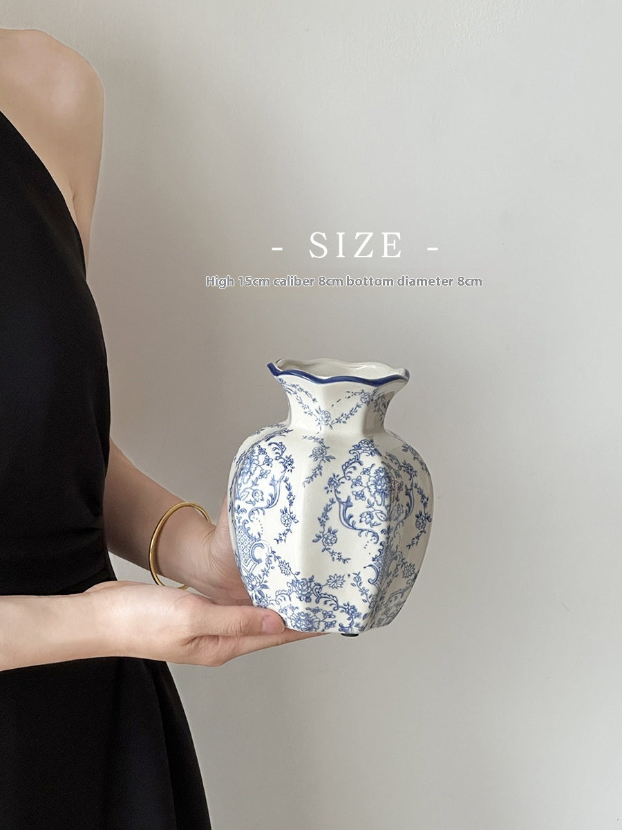 Peony Reverence Blue & White Porcelain