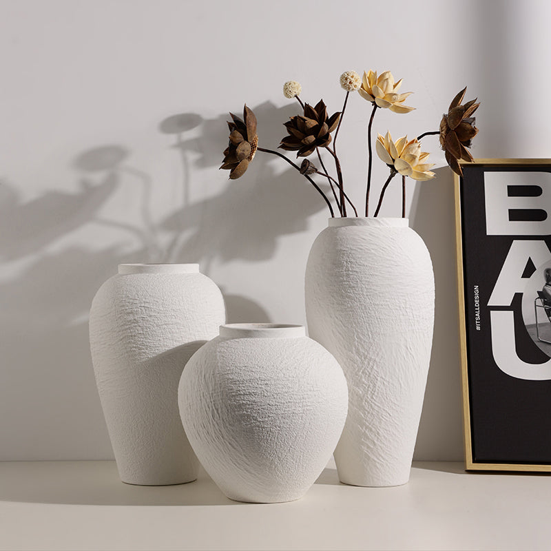 Heritage Whisper Distressed Vase