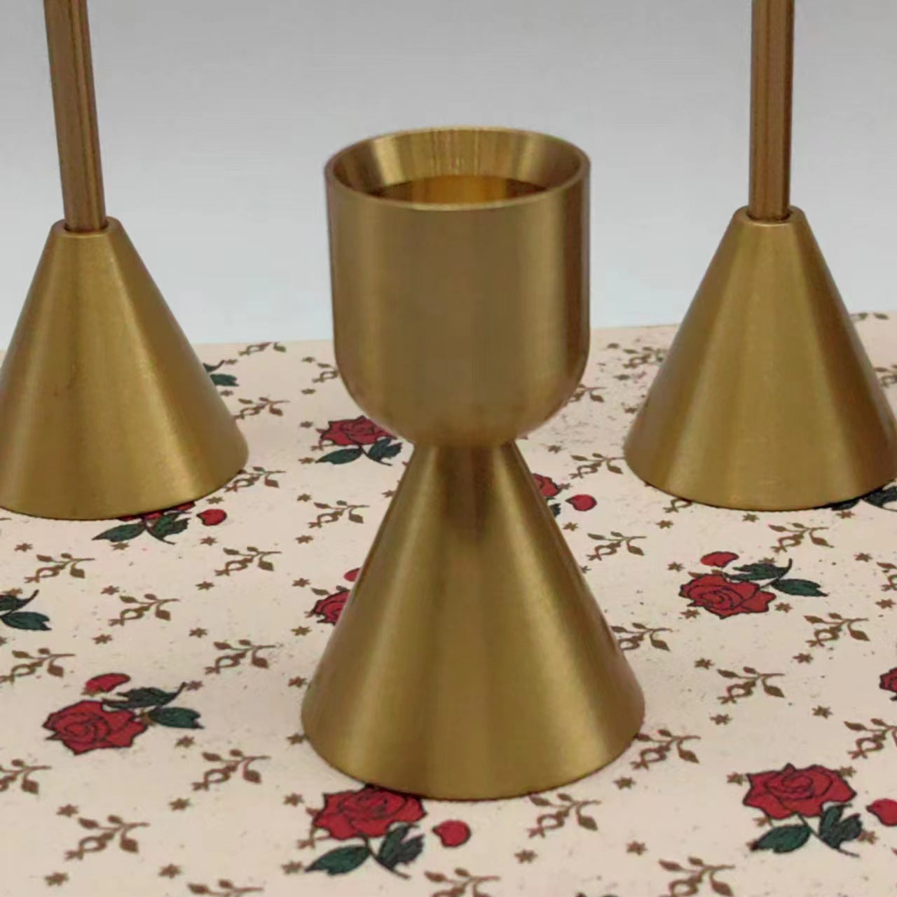 Royal Ember Brass Candle Holder